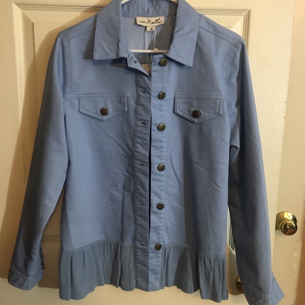 *SOLD* Lace-back Denim Jacket